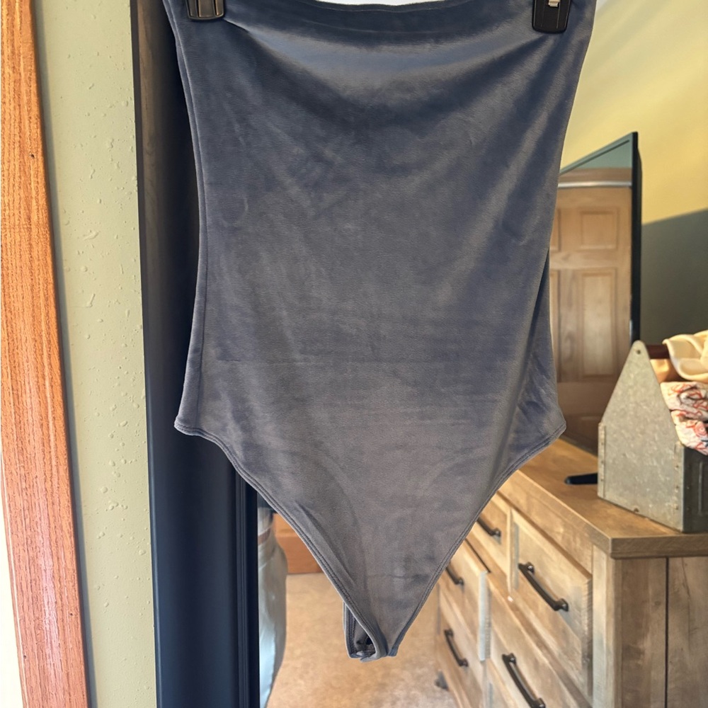 Blue Velvet Bodysuit
